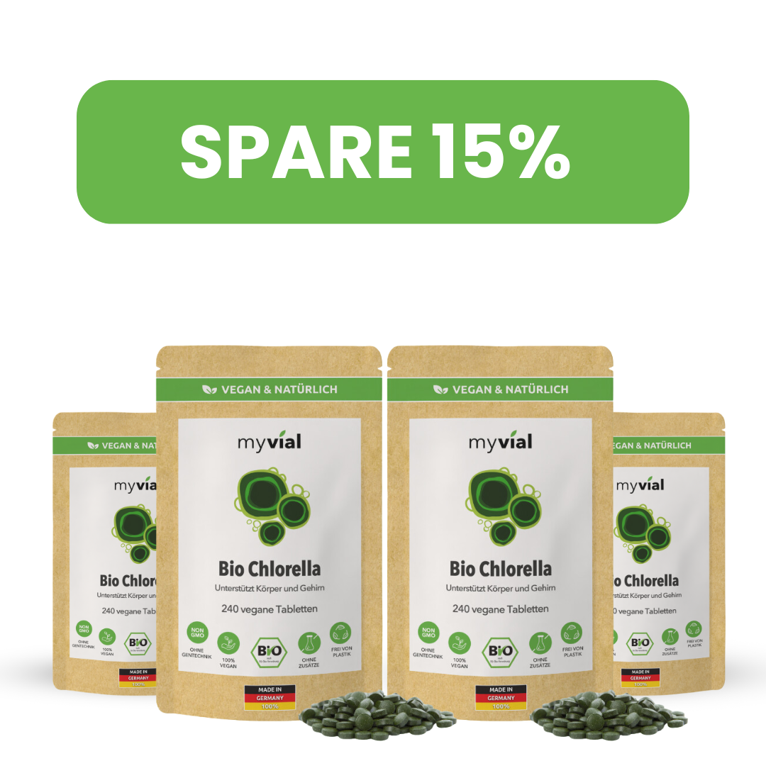 Organic chlorella tablets pellets