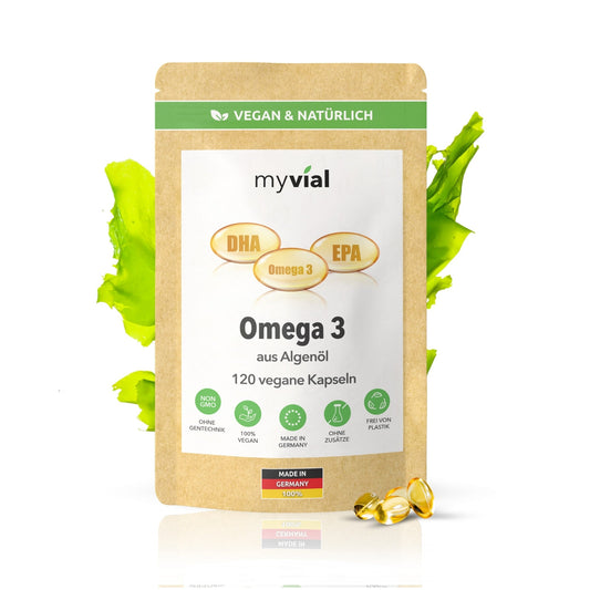Capsule di Omega 3 a base di olio di alghe - Vegano