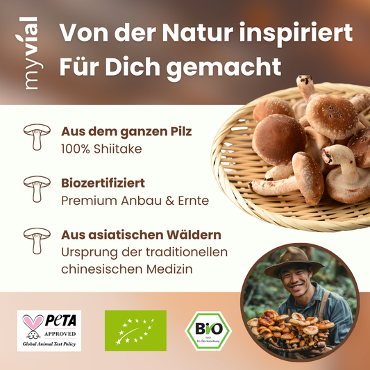 Capsule di Shiitake Biologiche