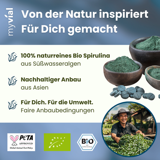 Compresse di spirulina biologica