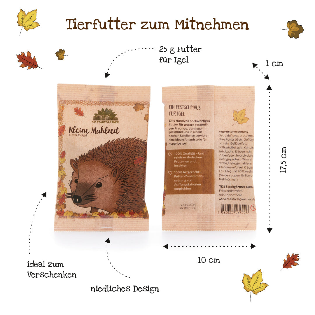 Kleine Mahlzeit – Igelfutter