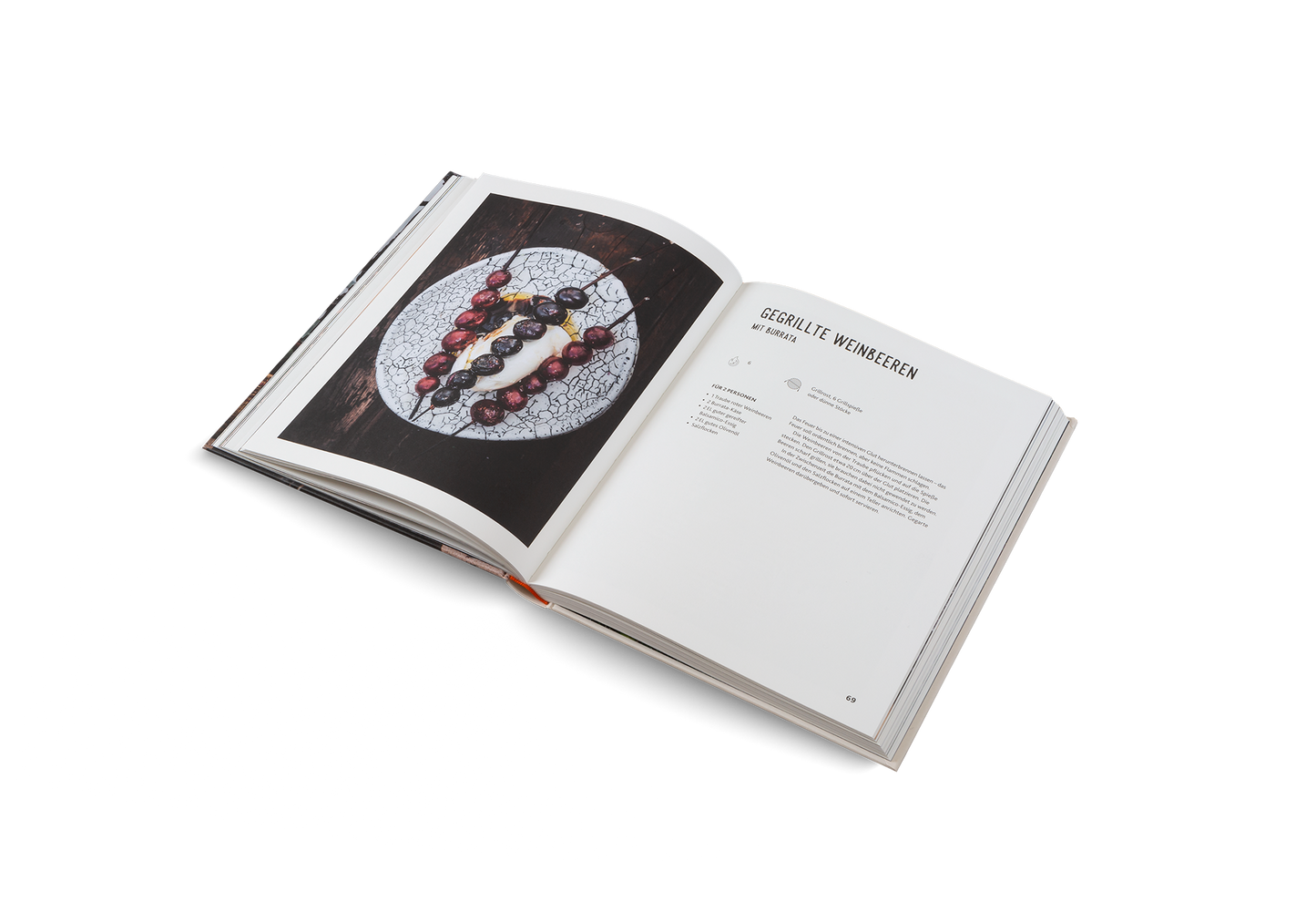 Vegetables cooked over a fire