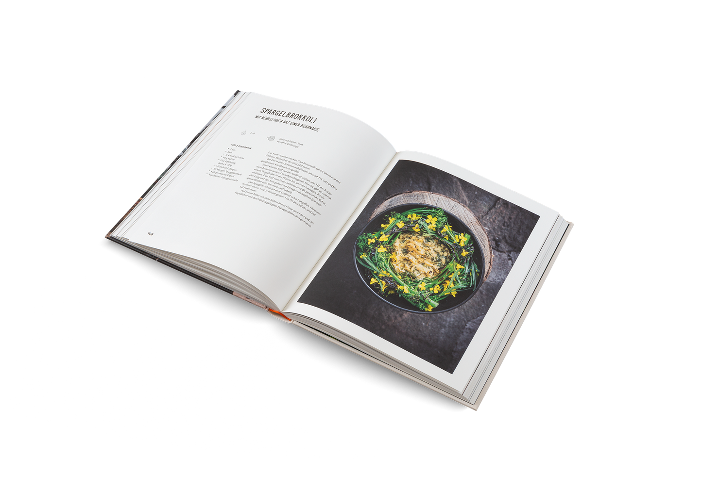 Vegetables cooked over a fire