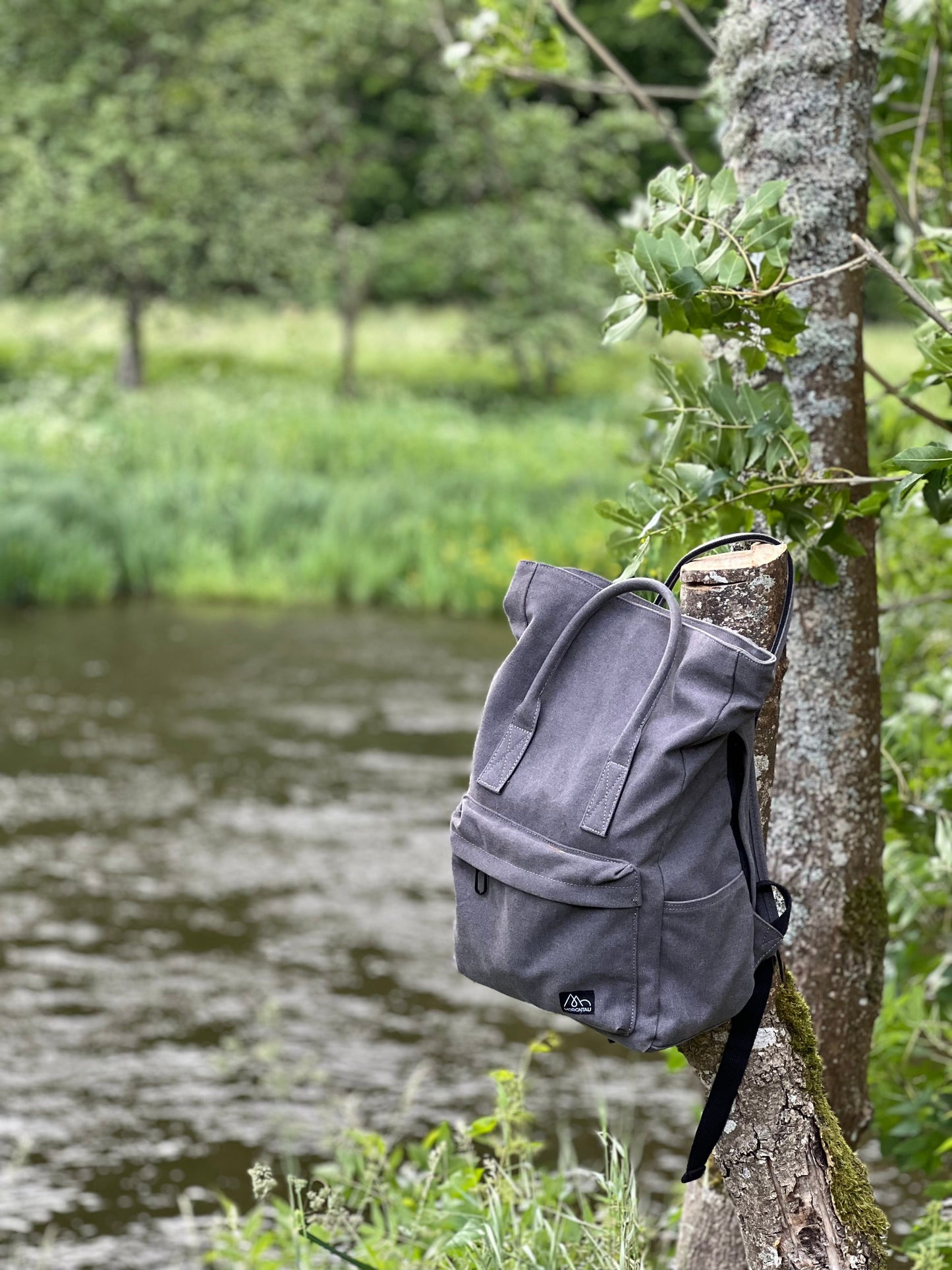 "Hummingbird" Backpack Grey NEW