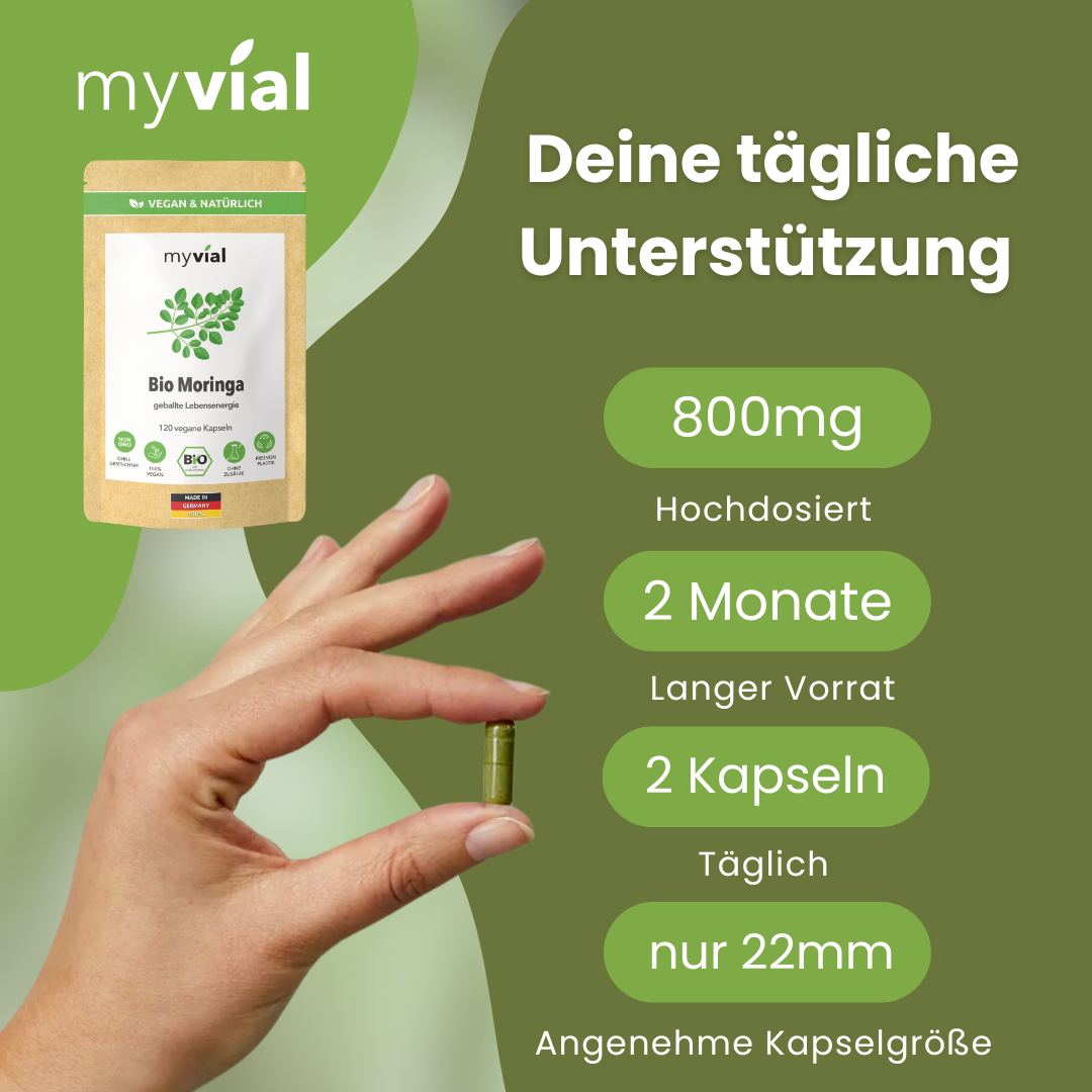 Capsule di Moringa biologica