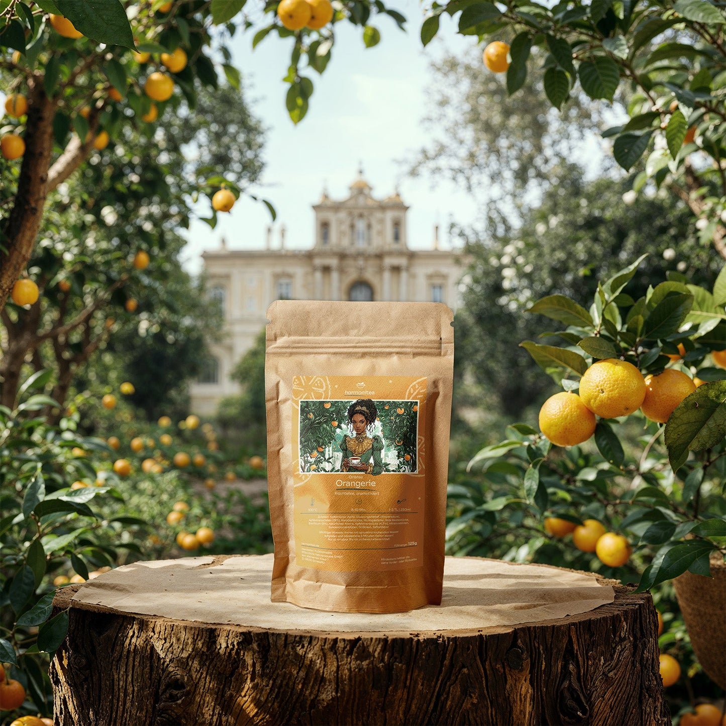 Orianas Orangerie, tè all'arancia e basilico