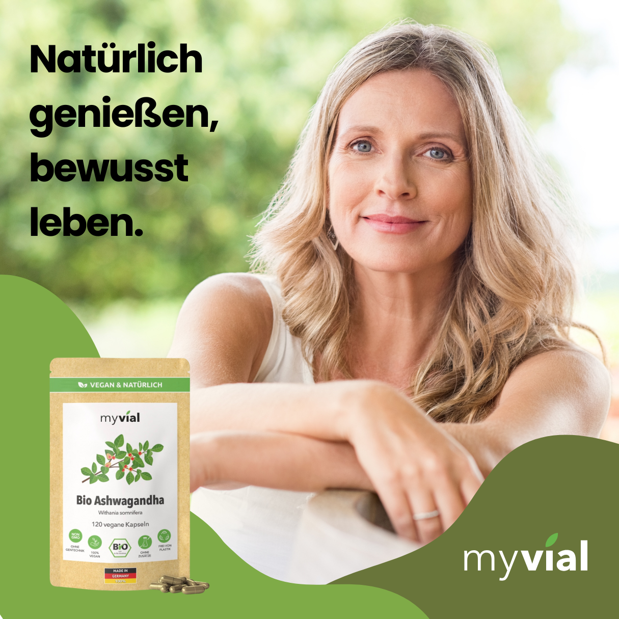 Capsule di Ashwagandha biologica