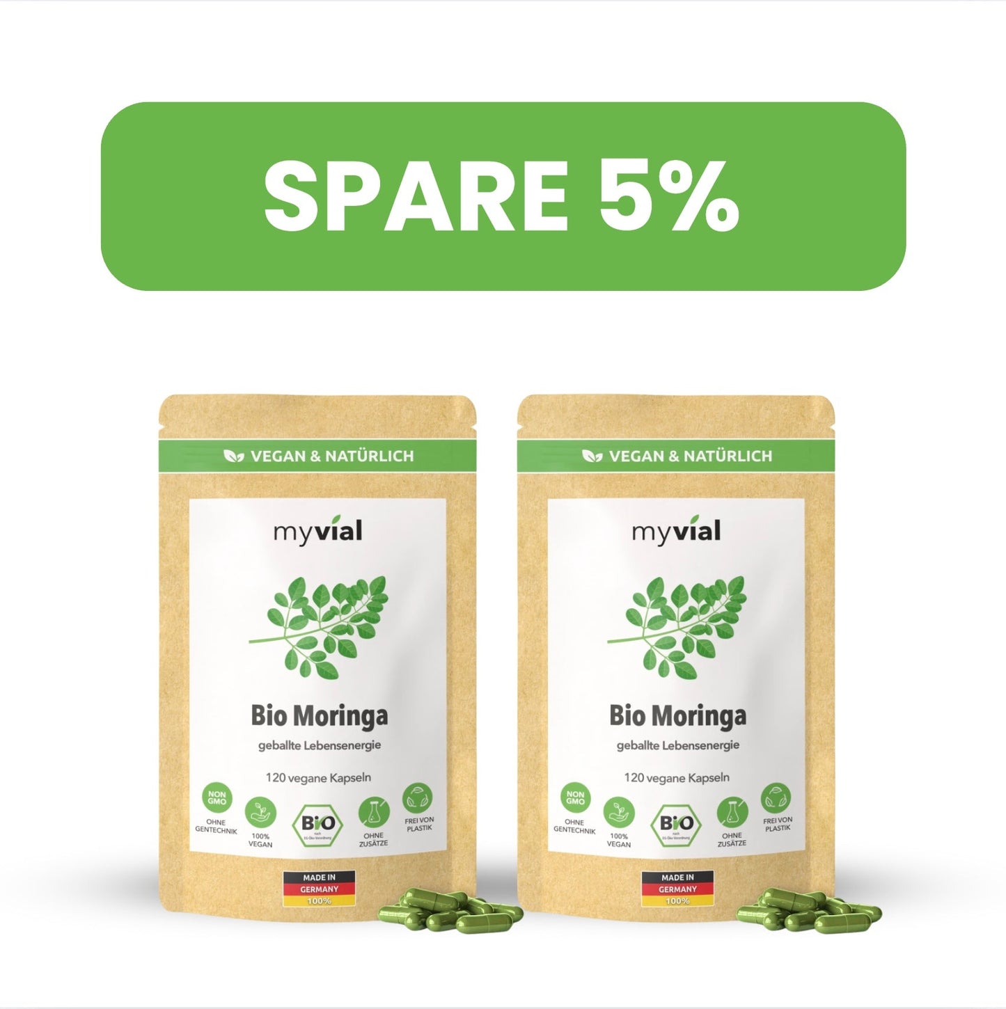 Capsule di Moringa biologica