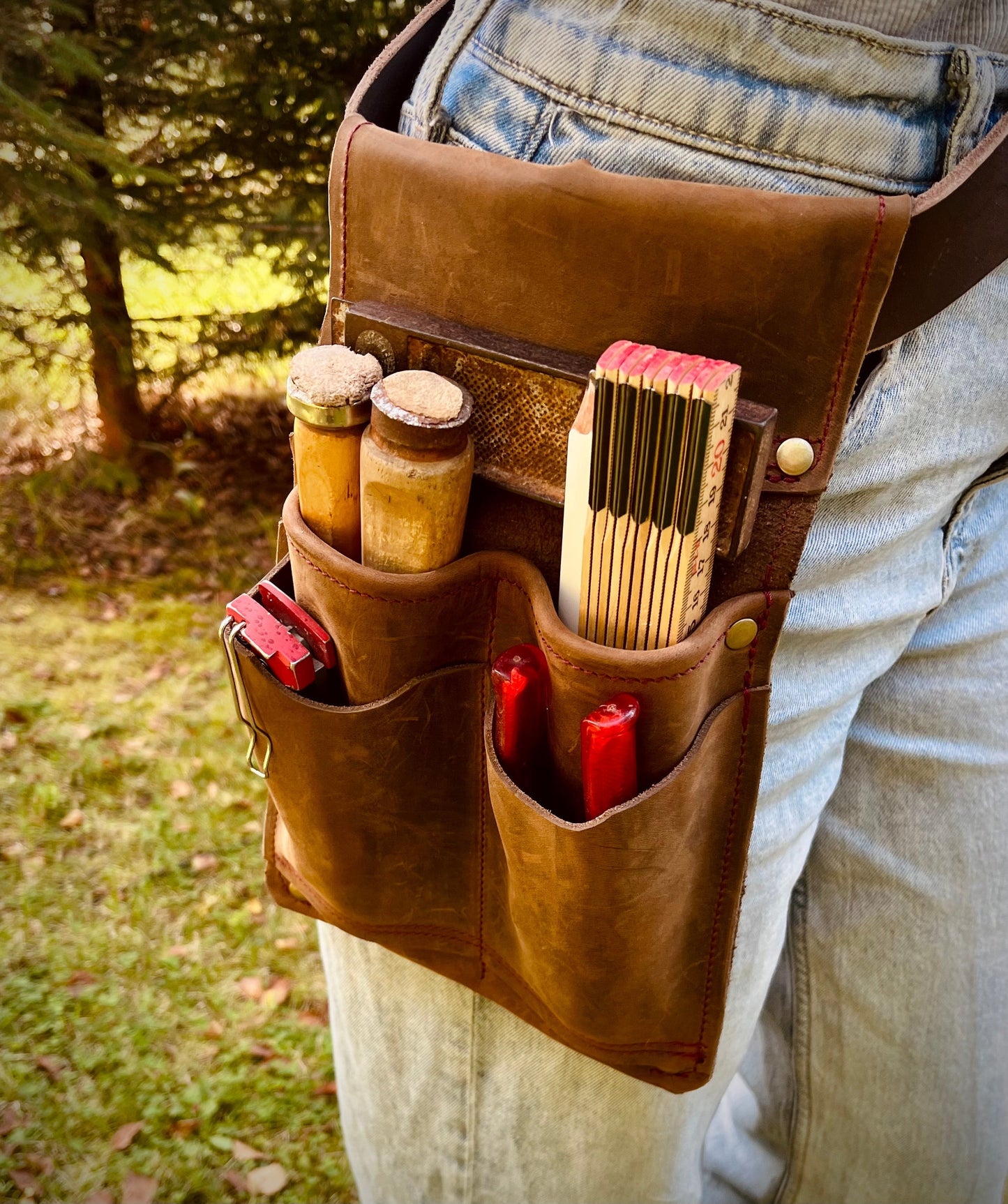 Allround Modul 1, Werkzeugtasche für den Gürtel, links