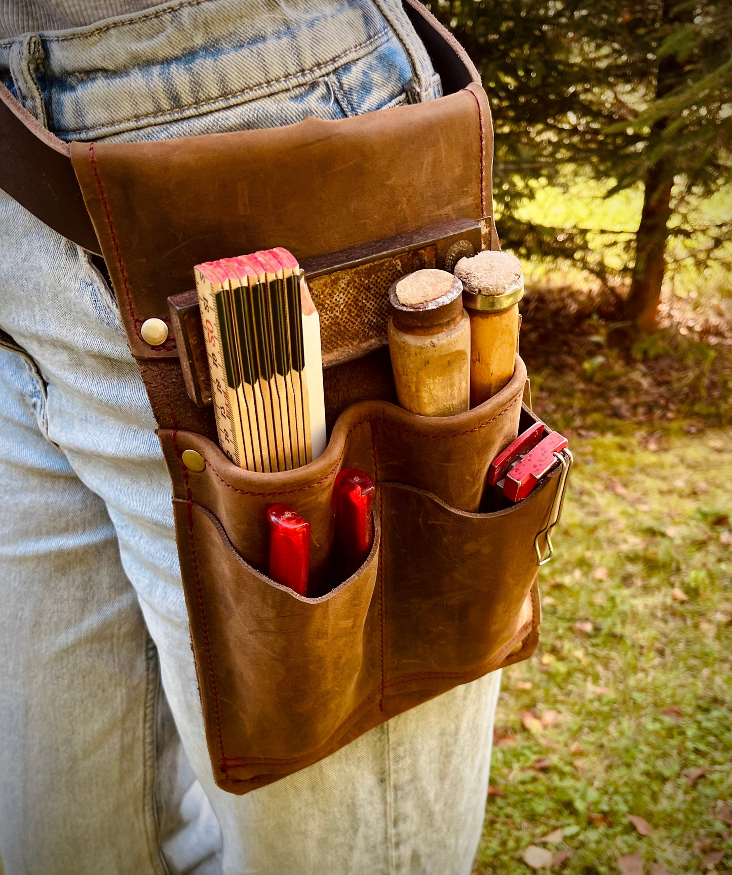 Allround Modul 1, Werkzeugtasche für den Gürtel, links