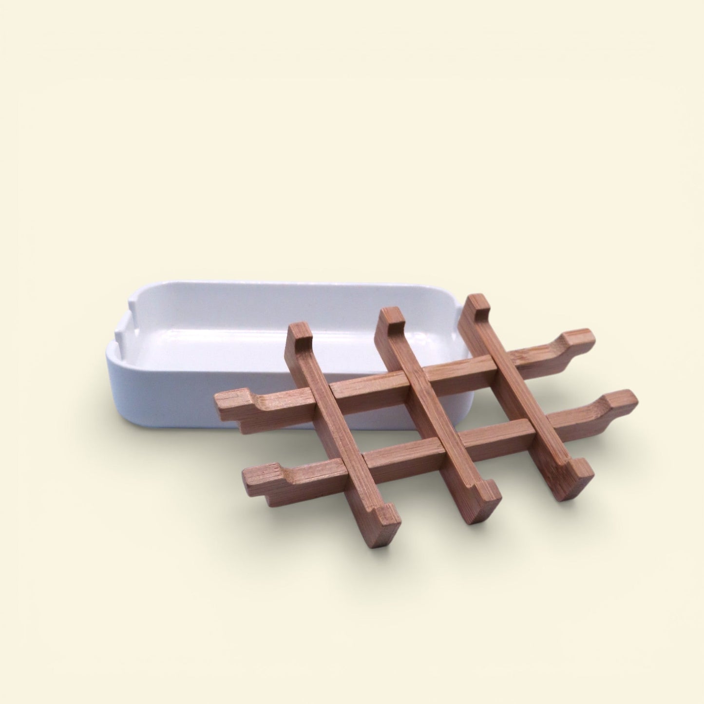 Portasapone in bambù