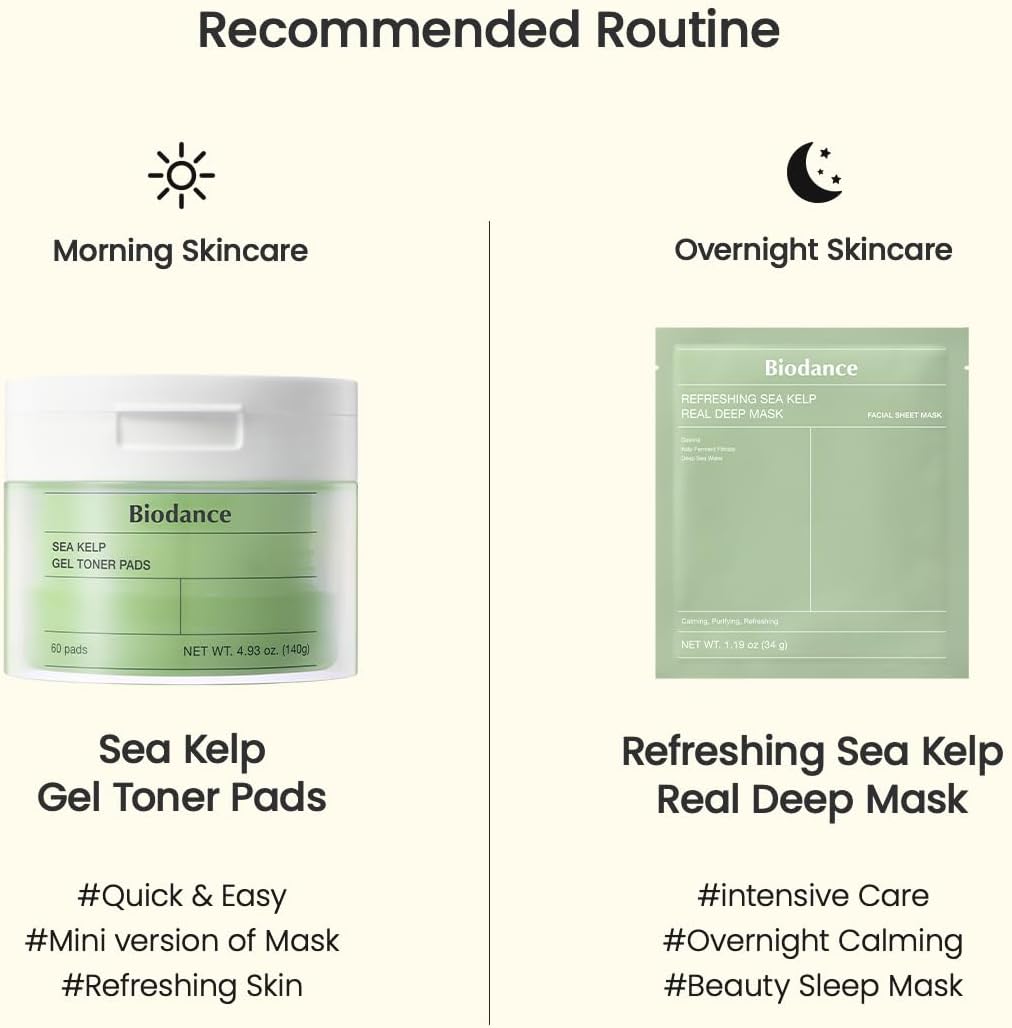 Biodance Sea Kelp Gel Toner Pads 140g