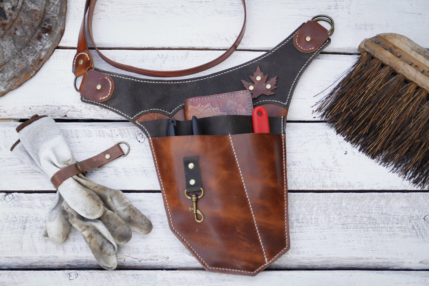 Gartenwerkzeuggürtel, Linke Körperseite, Werkzeuggürtel