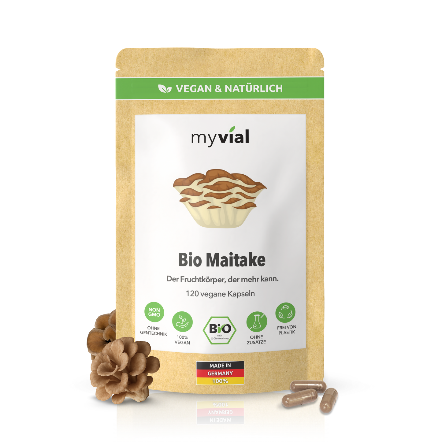 Capsule di Maitake biologico