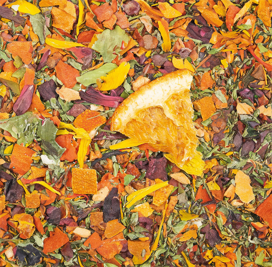 Orianas Orangerie, tè all'arancia e basilico