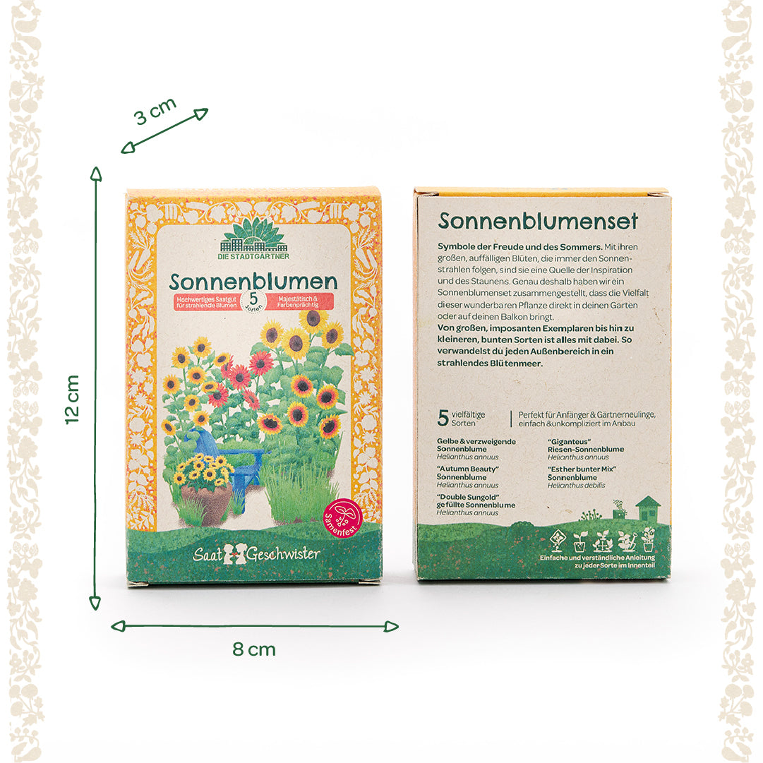 Saatgut-Set "Sonnenblumen"
