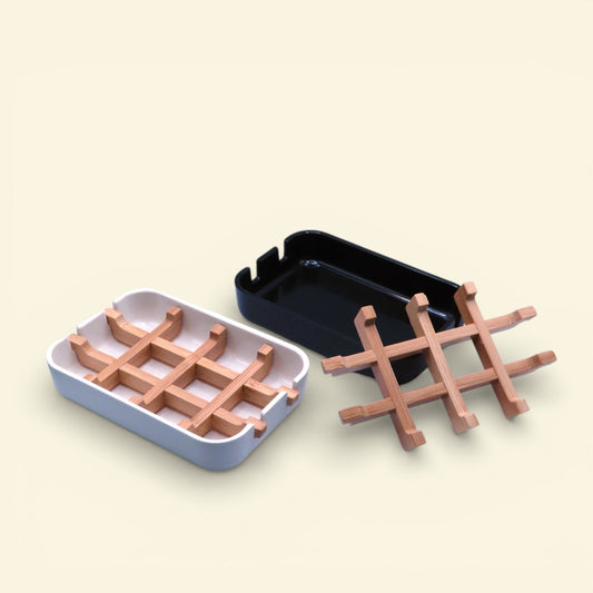 Portasapone in bambù