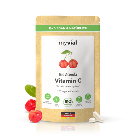 Capsule di vitamina C biologica da Acerola
